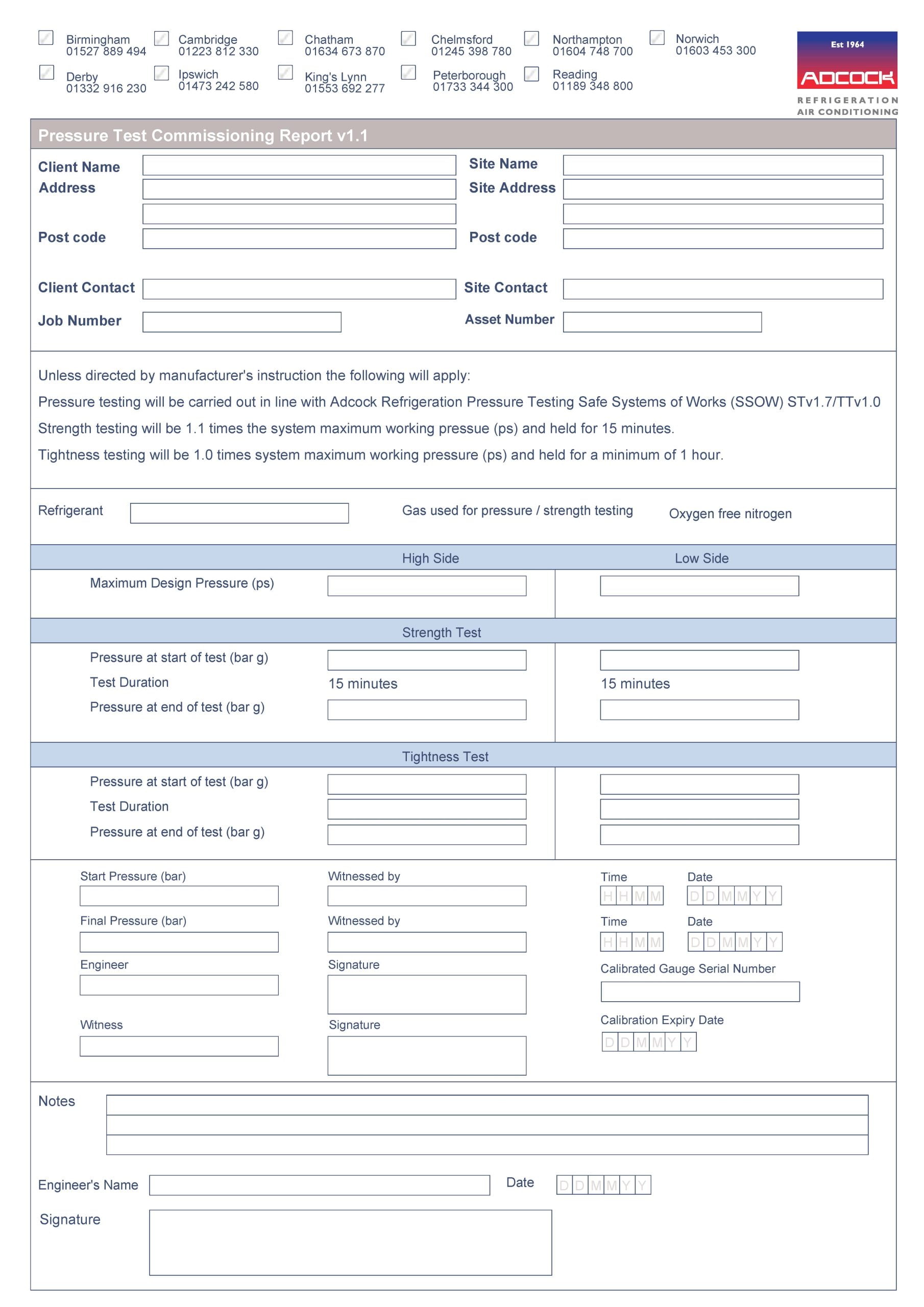Adcock digital form